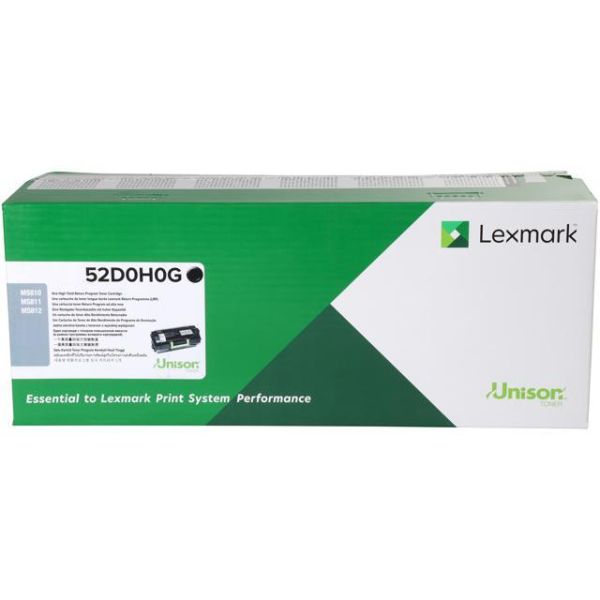 Lexmark 52D0H0G High Yield Return Program Toner Cartridge - Black