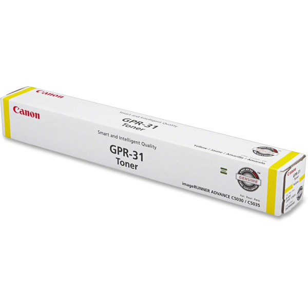 Canon 2802B003AB GPR-31 Yellow Toner Cartridge (27k Pages)