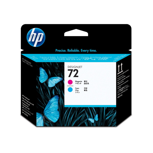 HP 72 Magenta and Cyan Printhead (C9383A)