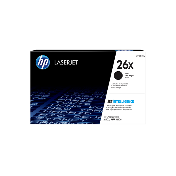 HP 26X High Yield Black Original LaserJet Toner Cartridge (CF226X)