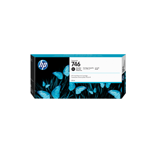 HP 746 300-ml Photo Black DesignJet Ink Cartridge (P2V82A)