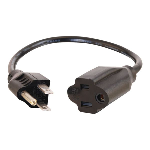 C2G 1ft Power Extension Cord