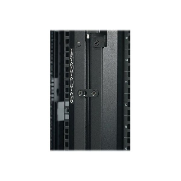 APC NETSHELTER SX, SERVER RACK ENCLOSURE, 42U, WITHOUT SIDES AND DOORS, BLACK, 1