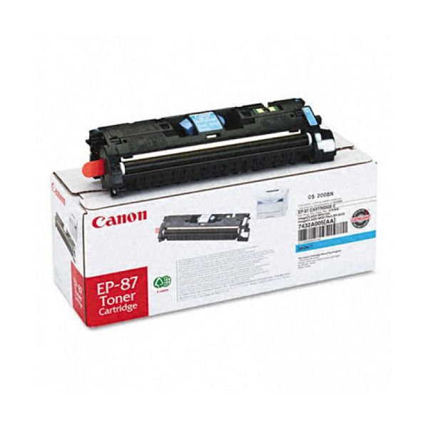 Canon 7432A005AA EP-87 Cyan Toner Cartridge (4k Pages)