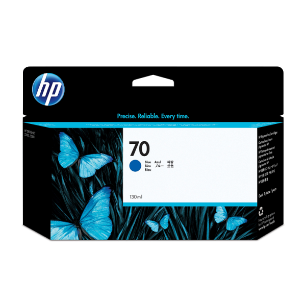 HP 70 130-ml Blue Ink Cartridge (C9458A)