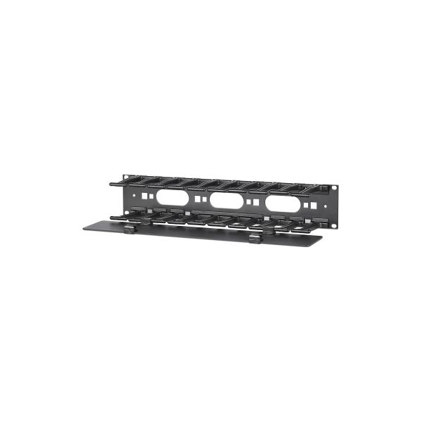 AR8600A - APC NETSHELTER CABLE MANAGEMENT, HORIZONTAL CABLE MANAGER, 2U, SINGLE