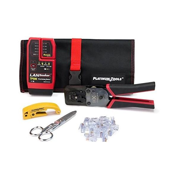 Platinum Tools Exo Ezex-RJ45 Termination and Test Kit Box (90148)