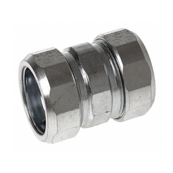 RACO 1826 IMC Coupling, 1-1/2 in, Compression, Steel, Zinc Plated, Gray - Newegg.com