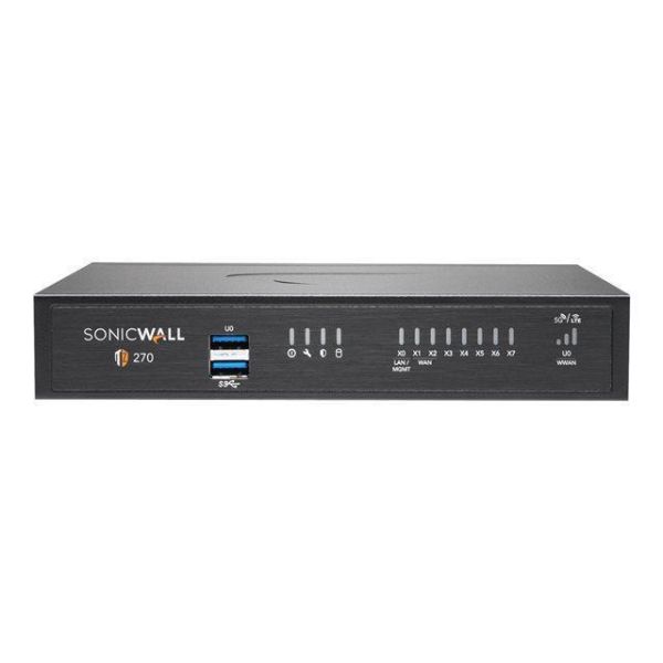 SonicWall TZ270 - Security appliance - GigE - SonicWall Gen 7 Promotional Tradeup - desktop Modle 02-SSC-8443