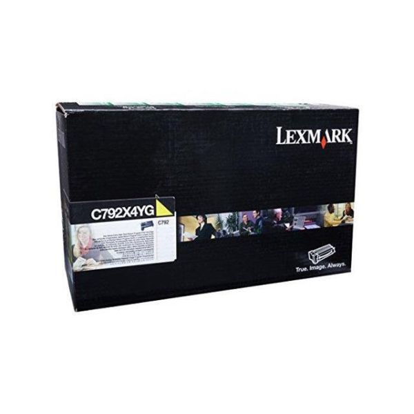 Lexmark C792X4YG Toner Cartridge - Yellow
