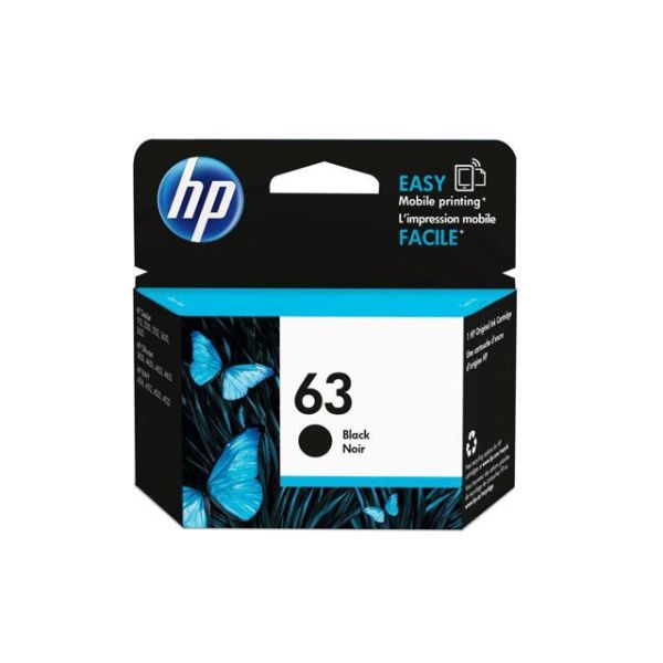 HP F6U62AN#140 63 Original Ink Cartridge Black
