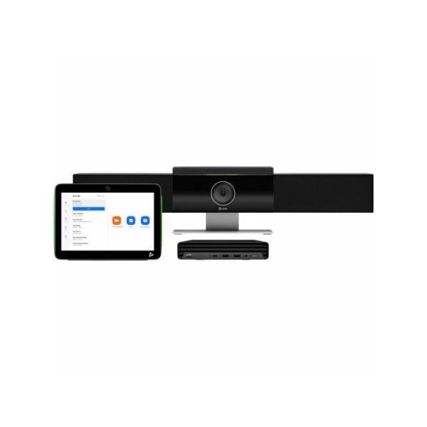 Poly Studio Medium Room Bundle for Zoom Rooms: Studio USB Video Bar and HP PC w/TC10 TAA 9D9R1AA