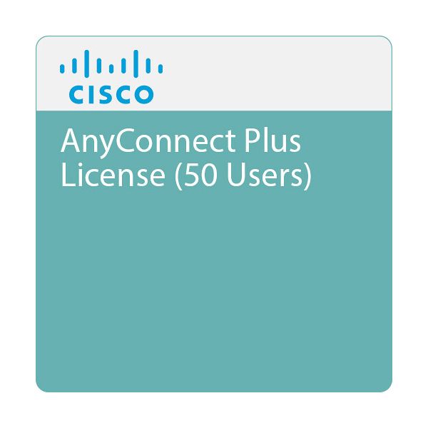 CISCO ANYCONNECT 50 USER PLUS PERPETUAL LICENSE