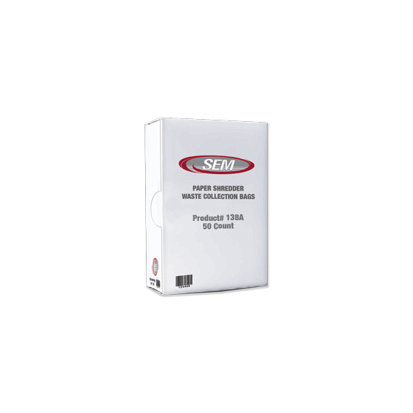 SEM 138A Shredder Bags - 638SB138A ( 50 Bags)