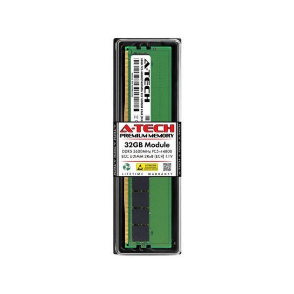 32GB RAM Replacement for IBM-Lenovo 4X71T58932 | DDR5 5600MHz PC5-44800 ECC UDIMM 2Rx8 (EC4) Server Memory