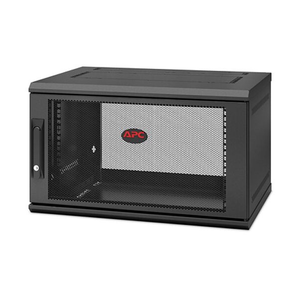 AR106SH4 - APC NETSHELTER 6U WALLMOUNT RACK ENCLOSURE CABINET SINGLE HINGED SWIT — AR106SH4