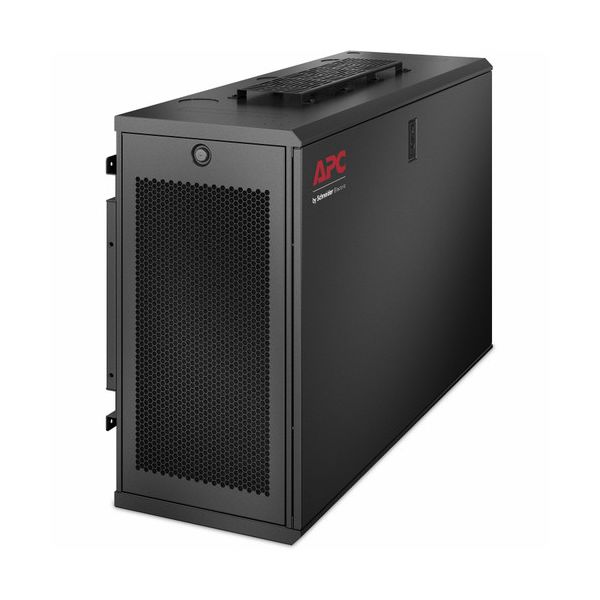 APC NetShelter 6U Low-profile Wallmount Rack Enclosure Cabinet 120V Server Depth - For Networking, Storage, Converged Infrastructure, Server, Airflow System - 6U Rack Height x 19