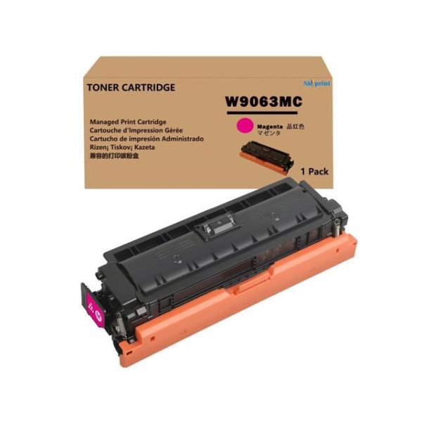 1 Pack W9063MC Magenta Toner Cartridge Compatible with HP W9060mc Color Managed E55040 E55040DW E57540 E57540dn E57540C Printer