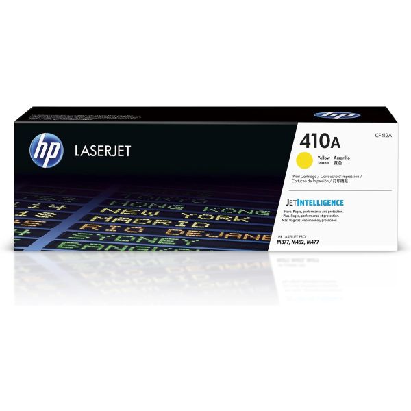 HP 410A Yellow Toner Cartridge Printers | Works with Color LaserJet Pro M452 Series; Color LaserJet Pro MFP M377