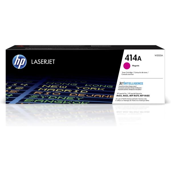HP 414A Magenta Toner Cartridge | Works with Color LaserJet Enterprise M455dn