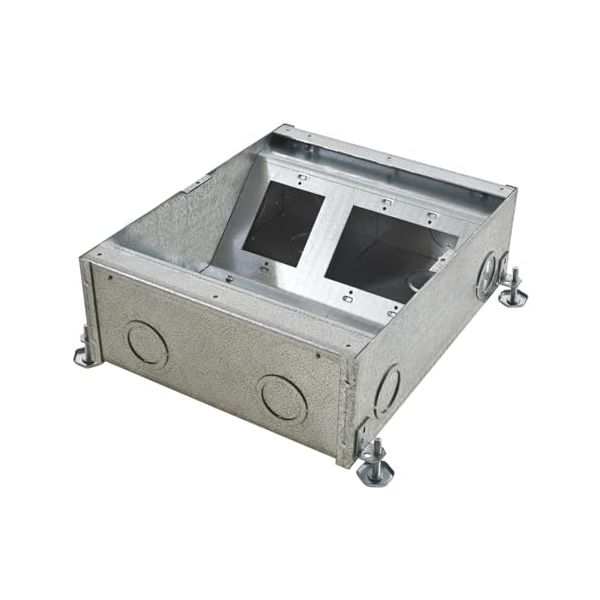 Hubbell Wiring Systems CFB7G6 7-Gang Recessed Concrete Floor Box