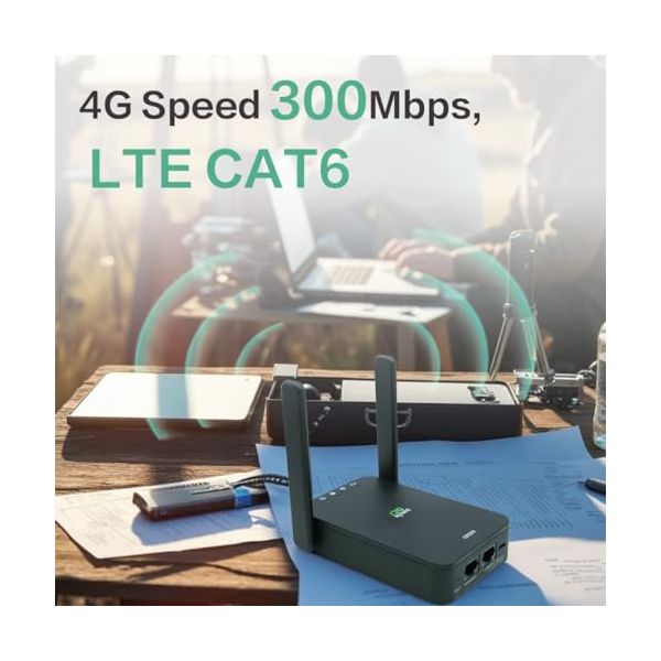 InHand Networks CR202-Lite 4G LTE Router with Battery (3000mAh)