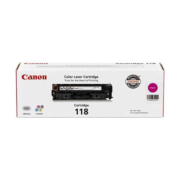 Canon 2660B001AA 118 Magenta Toner Cartridge (2.9k Pages)