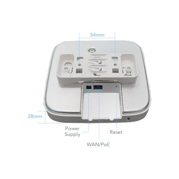 InHand Networks EAP600 Wi-Fi 6 Access Point (AX3000) - Cloud-Managed Enterprise Wireless AP for High Density