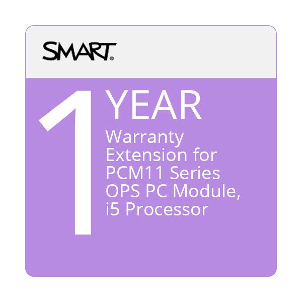 1 YEAR WARRANTY EXTENSION FOR PCM11 SERIES OPS PC MODULE, I5 PROCESSOR — EWY1-PCM11-I5