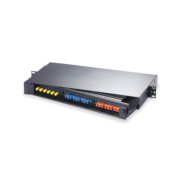 Hubbell FPR3SP OPTIchannel Rack Mount Panel44; 3 FSP Adapter Panels44; Unloaded