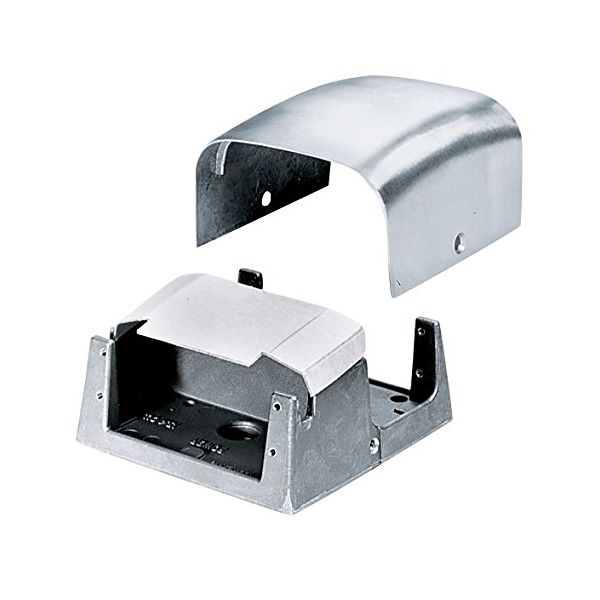 Hubbell FR80AL Frpt Pedestal 2G Alum