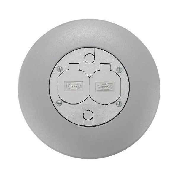 FRFGYA Aluminum Duplex Flush Service Fitting