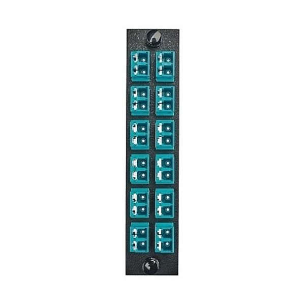 Hubbell - FSPNLCDS12AQ - Hubbell FSPNLCDS12AQ Fiber Adapter Panels with LC-Connectors