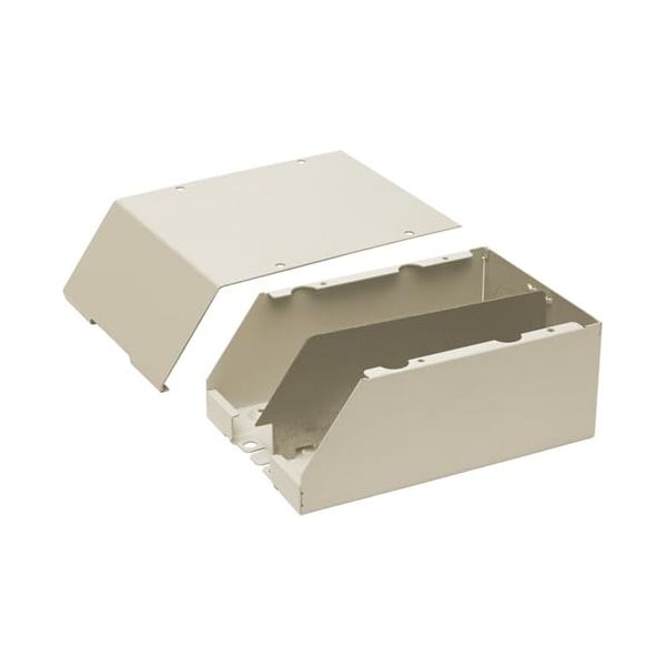 Hubbell Wiring Systems HBL2410DFOIV Steel Metal Raceway Divided Bend Radius Entrance End Fitting