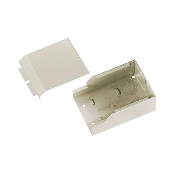 Hubbell Wiring Systems HBL4710IV Steel Metal Raceway Undivided Entrance End Fitting