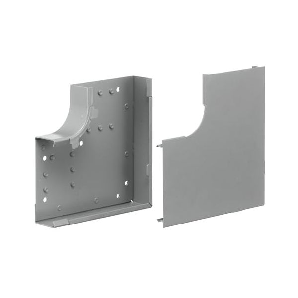 Hubbell Wiring Systems HBL4711GY Steel Metal Raceway Undivided Flat Elbow
