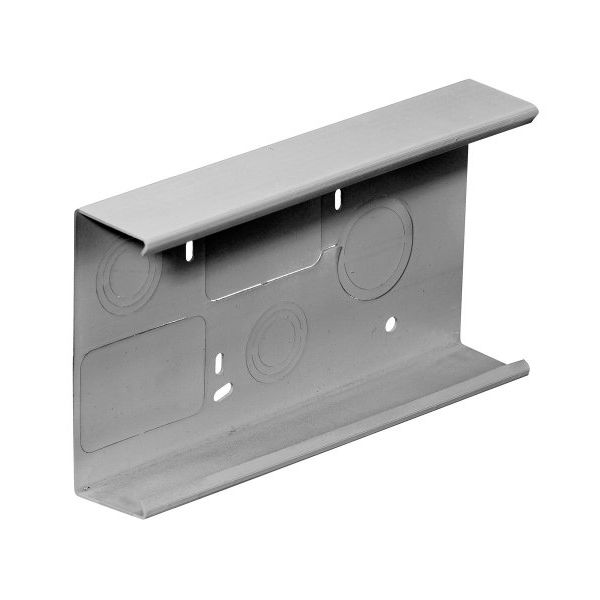 Hubbell Wiring Systems HBL4714AGY Steel Metal Raceway Wall Box Connector