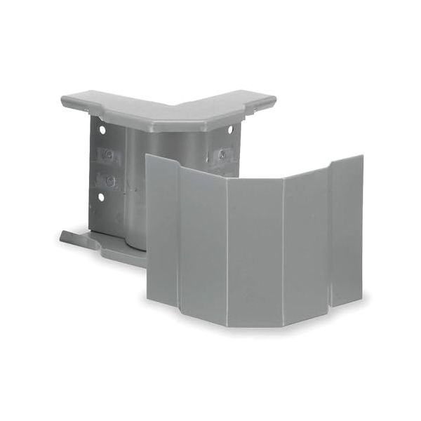 Hubbell Wiring Systems HBL4718GY Steel Metal Raceway Undivided External Elbow