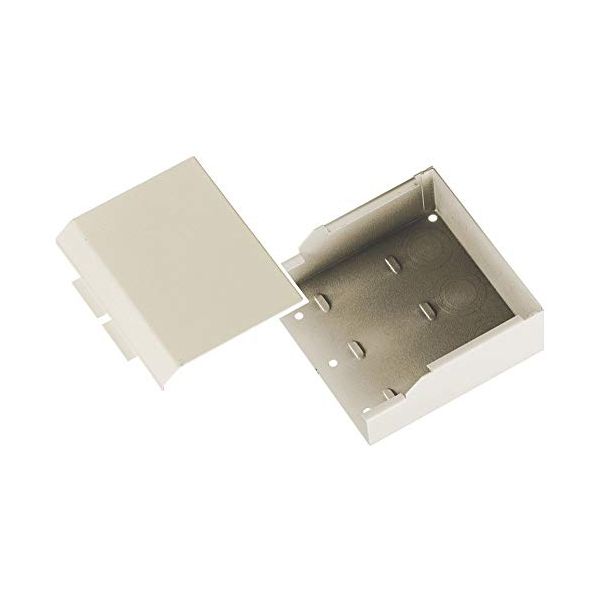 Hubbell Wiring Systems HBL6710IV Steel Metal Raceway Undivided Entrance End Fitting