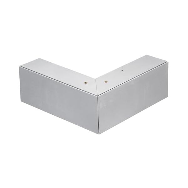 Hubbell Wiring Systems HBLALU3818 Anodized Aluminum 90 Degree External Turn Elbow with Coupling