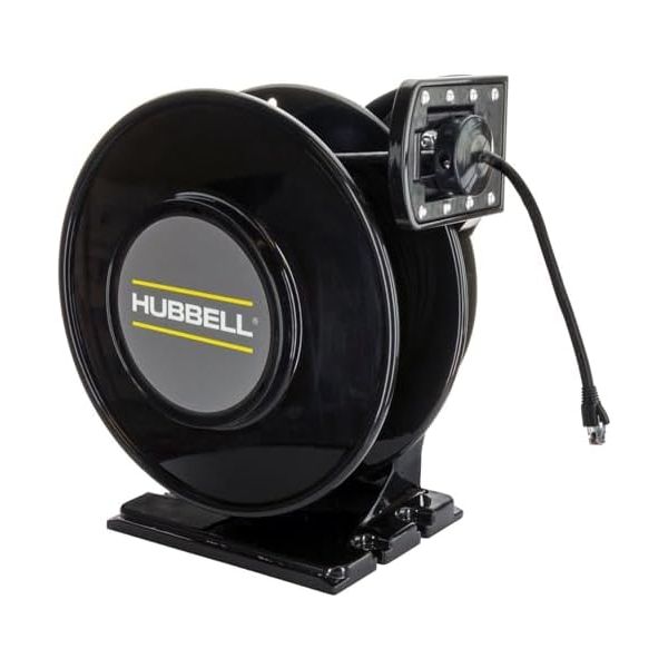 Hubbell - HBLI50CAT6 - Black Industrial Reel