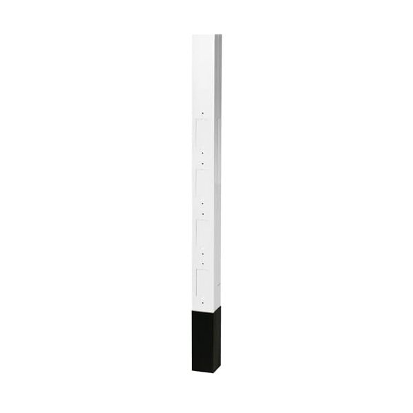 Hubbell - Hblppo12w - Hubbell Hubbell Wiring Device Kellems Aluminum Service Poles 12' 2 Height Blank Pole With Divider