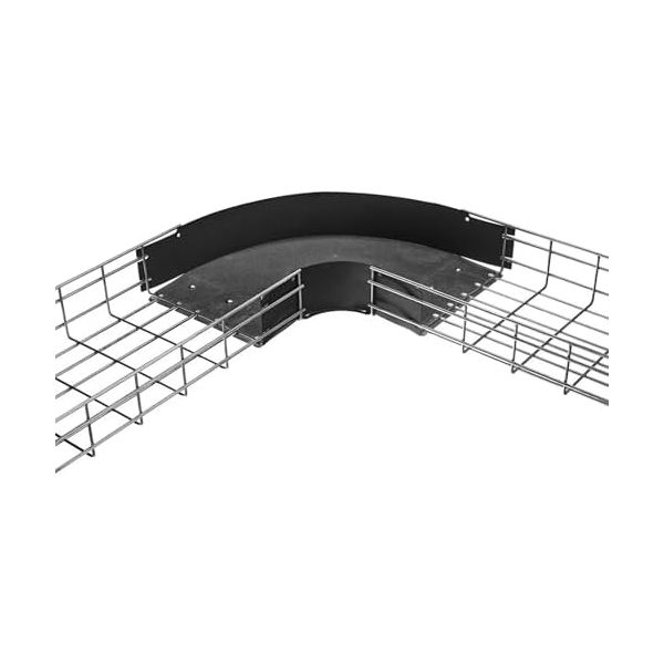 Hubbell - HBTR0404 - Hubbell Premise Wiring Cable Organizer - Wire Basket Elbow