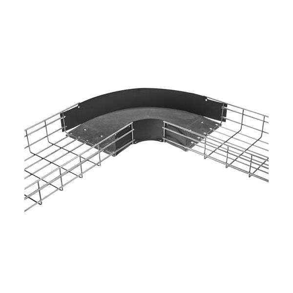 Hubbell - HBTR0424 - Hubbell Premise Wiring Cable Organizer - Wire Basket Elbow