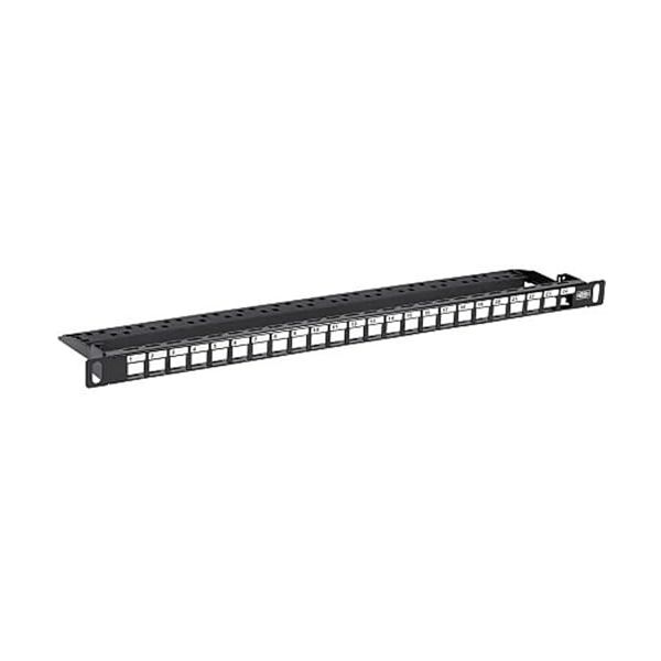 Hubbell - HDPJ24 - HDPJ Multimedia Jack Panels Unloaded 24 Port 1/2 Rack Unit Flat