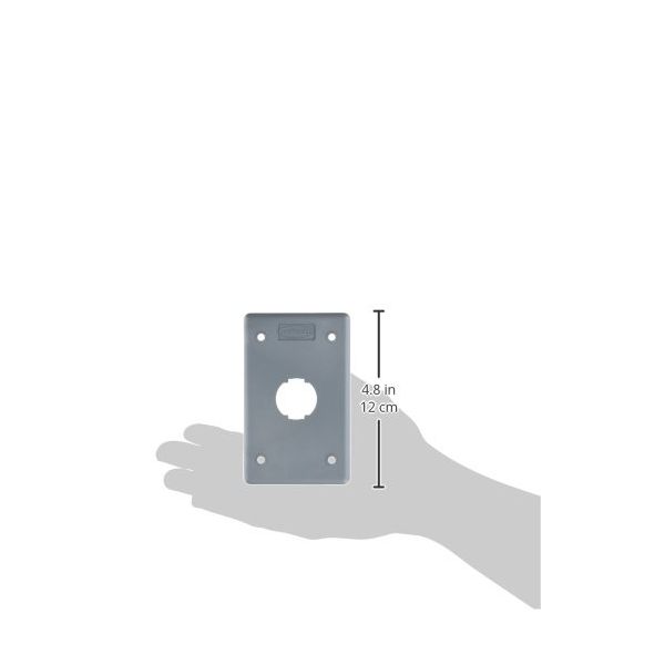 Hubbell HI14GY HI-Impact Plate