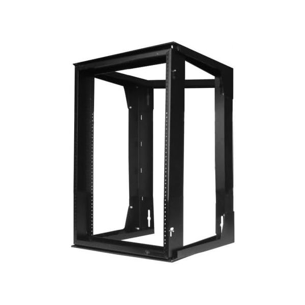 Hubbell HPWWMR24 24 in. Wall Mount Swing Frame44; Black
