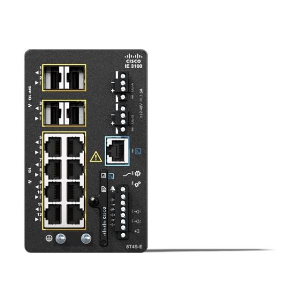 Cisco Catalyst IE3100 Rugged Series - Network Essentials - switch - 12 ports - managed - TAA Compliant - IE-3100-8T4S-E++