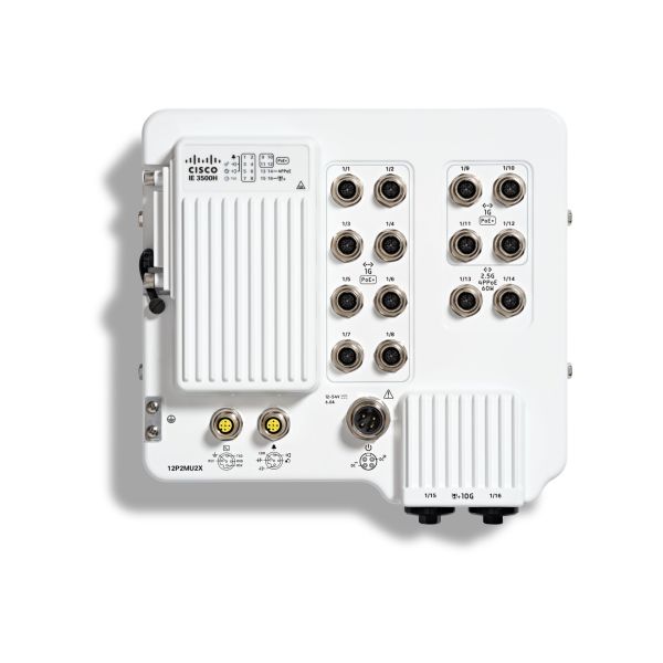 CISCO IE3500H W/ 2 10G SFP & 14 POE  M12, IP67, NE