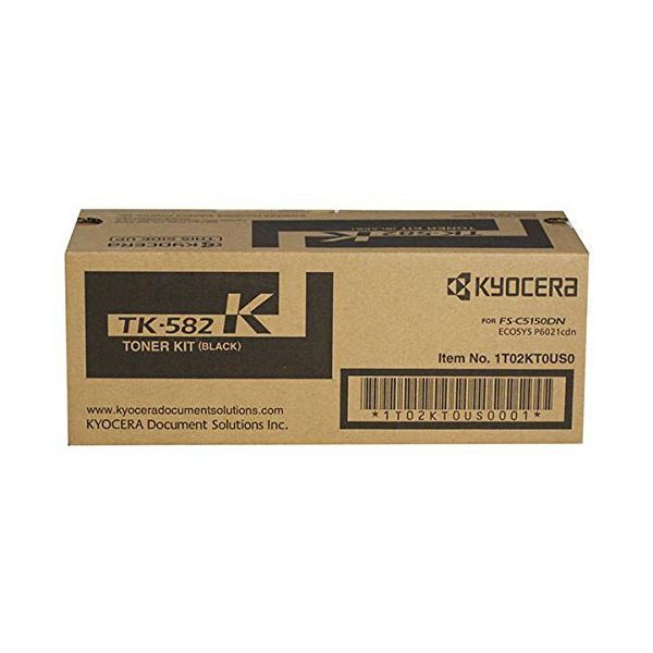 Kyocera TK-582K Black Toner Cartridge (3.5k Pages)